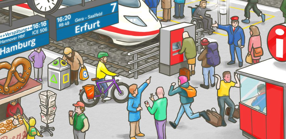 Wimmelbild_Bahnhof